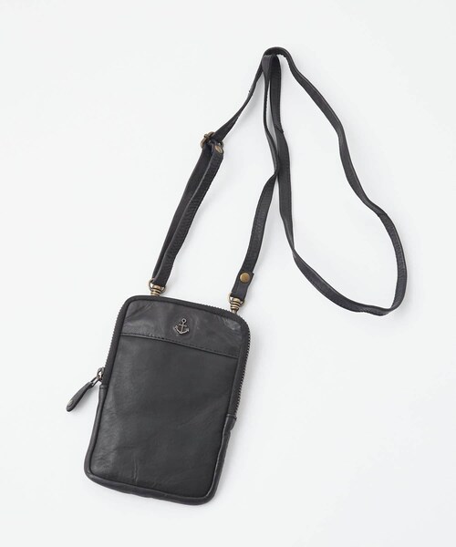 BEARDSLEY（ビアズリー）の「《HARBOUR 2nd》レザーミニショルダー（トートバッグ・レディース・ブラウン/キャメル/ブラック/カーキ・FREE）」の2枚目の写真