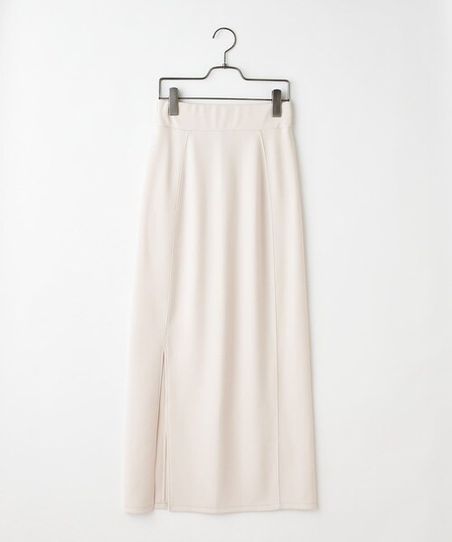 CIAOPANIC(チャオパニック)の「カットジョーゼットスリットタイトスカート(スカート・レディース・アイボリー/グリーン/ブラック・M/S)」の1枚目の写真