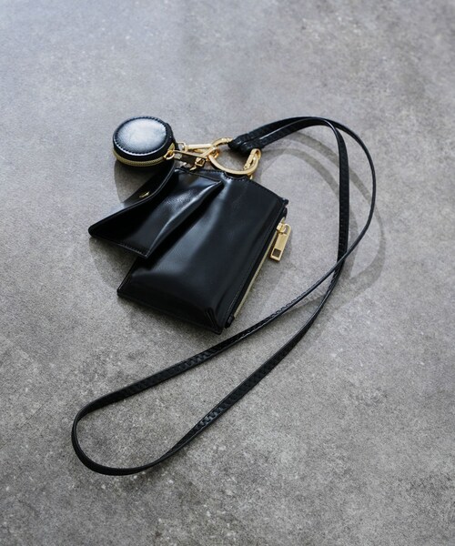 DouDou（ドゥドゥ）の「多機能スマホショルダー SS（トートバッグ・アイボリー/ベージュ/ミント/バイオレット/ブラック・F）」の3枚目の写真