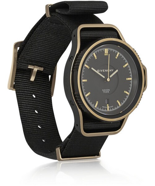 GIVENCHY(ジバンシイ)の「Givenchy Seventeen watch in gold PVD-plated stainless steel(アナログ腕時計・レディース・Black)」の2枚目の写真