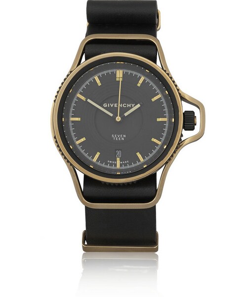 GIVENCHY(ジバンシイ)の「Givenchy Seventeen watch in gold PVD-plated stainless steel(アナログ腕時計・レディース・Black)」の5枚目の写真