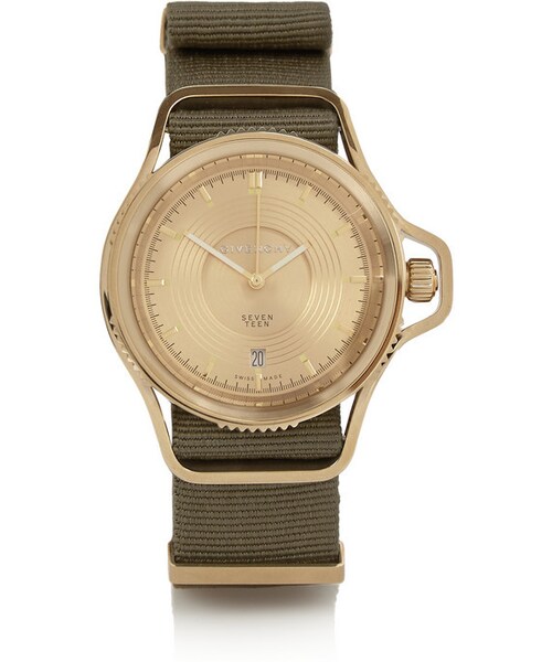 GIVENCHY（ジバンシイ）の「Givenchy Seventeen watch in gold PVD 