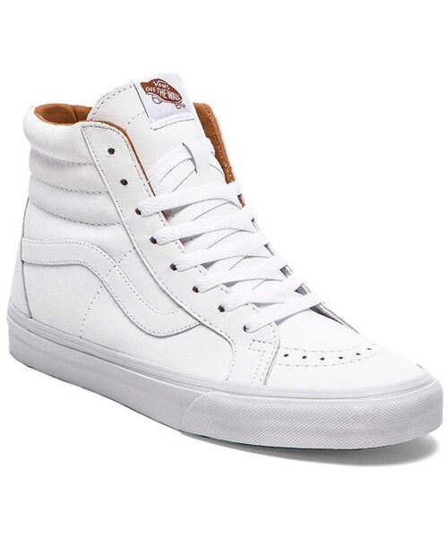VANS（バンズ）の「Vans Sk8 Hi Reissue（スニーカー・メンズ・White & Bran・12）」の5枚目の写真