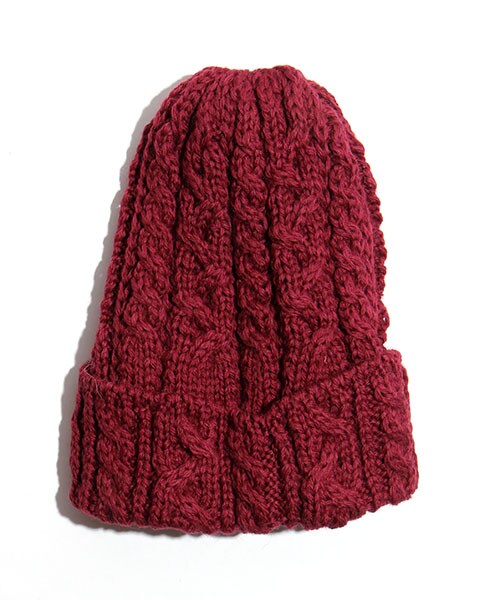 HIGHLAND 2000(ハイランドトゥーサウザンド)の「BOB CAP CABLE(その他・メンズ・ホワイト/グレー/ブラック/ブラウン/ワインレッド/ブルー/ネイビー・ONE SIZE)」の4枚目の写真