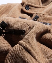 Burlington ヘリンボーン カットパイル ダッフルコート FREAK'S STORE