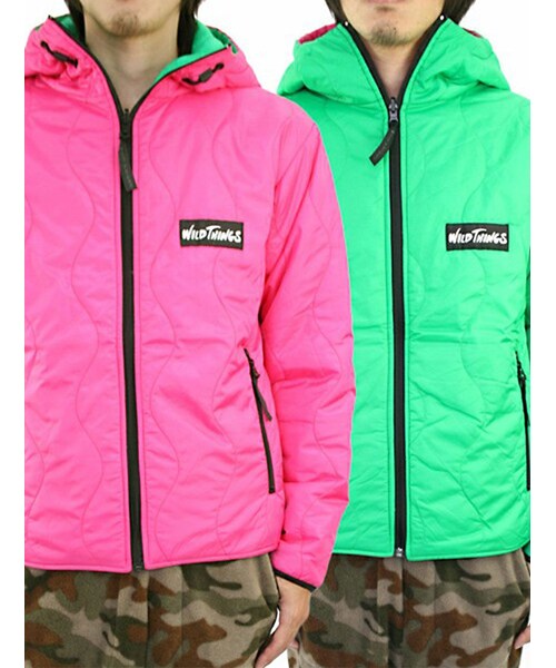 BEAVER（ビーバー）の「Hooded Primaloft Jacket Men's（ジャケット/アウター・メンズ・BLACK/PINK/RED/NAVY/PURPLE/CAMO/TURQUOI・S/M/L）」の4枚目の写真