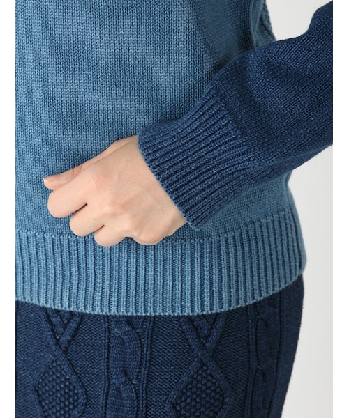 Rinajour（リナジュール）の「インディゴニットP/O（トップス・レディース・INDIGO/USED・F）」の13枚目の写真