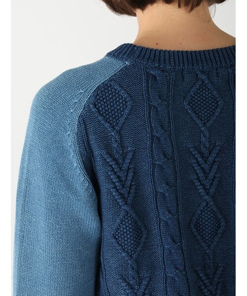 Rinajour（リナジュール）の「インディゴニットP/O（トップス・レディース・INDIGO/USED・F）」の7枚目の写真