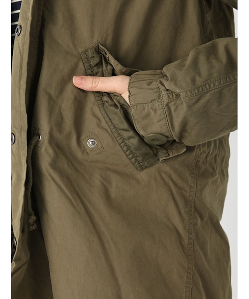 Rinajour（リナジュール）の「RINA-BASIC M-65 PARK（ジャケット/アウター・レディース・CHARCOL/OLIVE・M）」の7枚目の写真