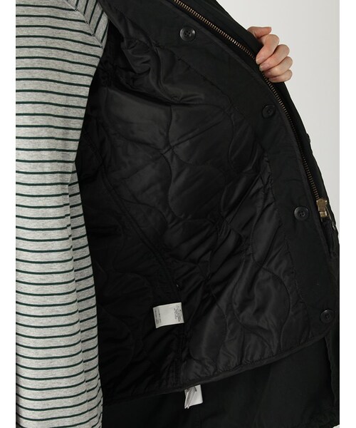 Rinajour（リナジュール）の「RINA-BASIC M-65 PARK（ジャケット/アウター・レディース・CHARCOL/OLIVE・M）」の17枚目の写真