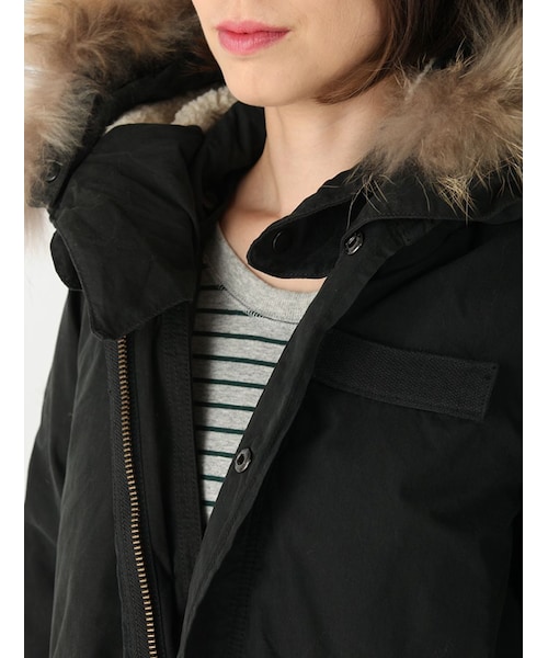 Rinajour（リナジュール）の「RINA-BASIC M-65 PARK（ジャケット/アウター・レディース・CHARCOL/OLIVE・M）」の14枚目の写真