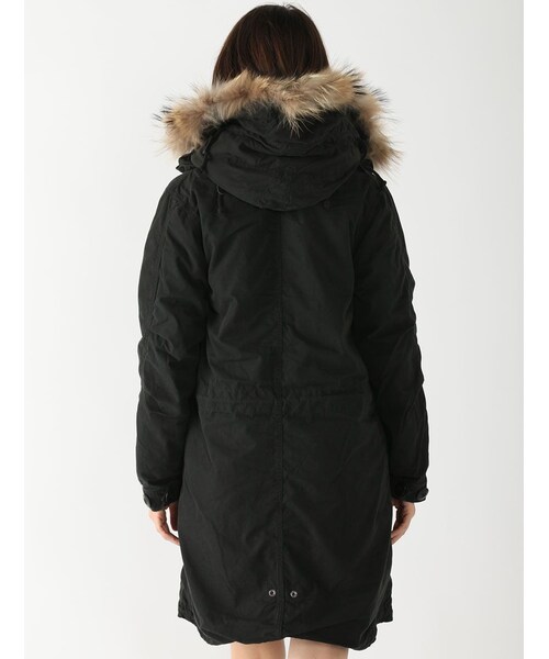 Rinajour（リナジュール）の「RINA-BASIC M-65 PARK（ジャケット/アウター・レディース・CHARCOL/OLIVE・M）」の13枚目の写真