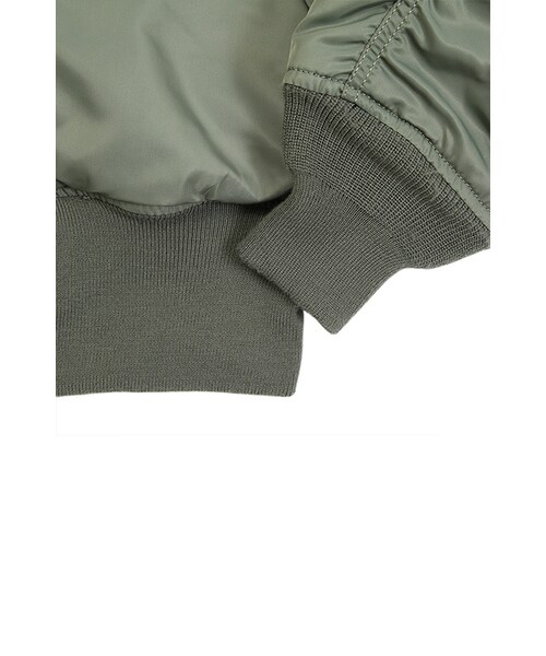 Alpha Industries（アルファインダストリーズ）の「MA-1 Flight JacketS.Green/Orange（トップス・メンズ・S.Green/Orange・S/M/L）」の8枚目の写真
