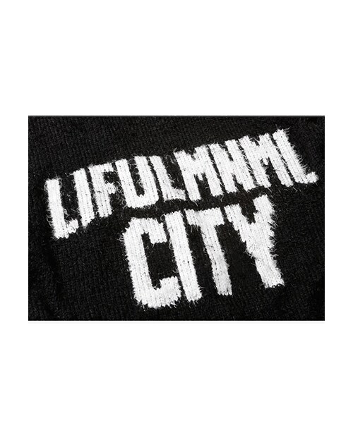 LIFUL MINIMAL GARMENTS.（ライフルミニマルガーメンツ）の「LIFUL LONGHAIR MINIMAL CITY KNIT SWEATER（その他・メンズ・기타・S/M/L）」の4枚目の写真