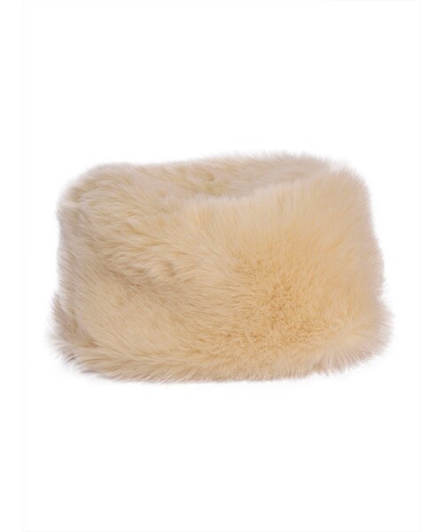 Ungrid(アングリッド)の「【Casual】ボリュームファーHAT(帽子・レディース・オフホワイト/ブラウン/ベージュ・F)」の1枚目の写真