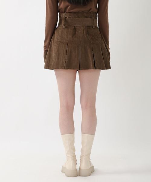 ALAND（エーランド）の「NASTY FANCY CLUB／コールプリーツベルトスカート（スカート・レディース・ブラック(19)/ブラウン(50)・M）」の16枚目の写真