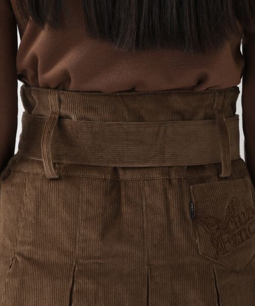 ALAND（エーランド）の「NASTY FANCY CLUB／コールプリーツベルトスカート（スカート・レディース・ブラック(19)/ブラウン(50)・M）」の17枚目の写真