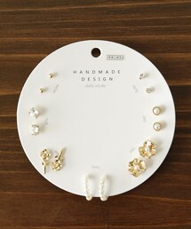 【1週間のアクセコーデに！】WEEKセットピアス