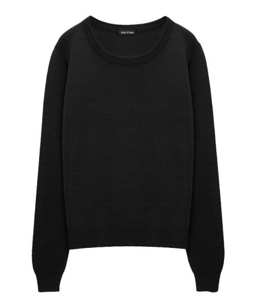 Re:EDIT（リエディ）の「タータンチェッククルーネックニットトップス（トップス・レディース・ブラック/アイボリー/ワイン/グリーン/ネイビー/ブラック×ホワイト/ホワイト×ブラック/グリーン×ホワイト/ネイビー×ホワイト/レッド×ホワイト・M）」の3枚目の写真