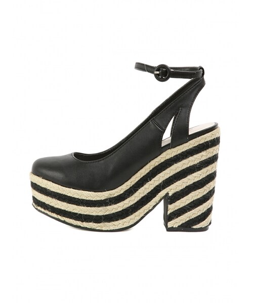 Honey Salon（ハニーサロン）の「レインボージュート（シューズ・レディース・ピンク/アイボリー/イエロー/ブラック・23cm/23.5cm/24cm/24.5cm）」の2枚目の写真