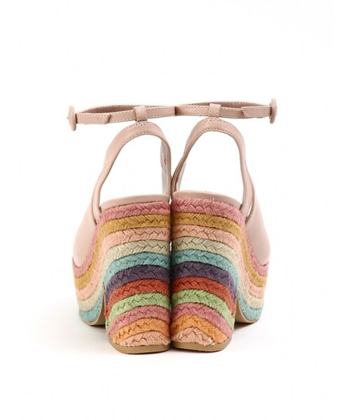 Honey Salon（ハニーサロン）の「レインボージュート（シューズ・レディース・ピンク/アイボリー/イエロー/ブラック・23cm/23.5cm/24cm/24.5cm）」の8枚目の写真