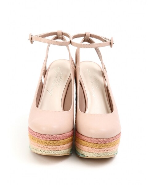 Honey Salon（ハニーサロン）の「レインボージュート（シューズ・レディース・ピンク/アイボリー/イエロー/ブラック・23cm/23.5cm/24cm/24.5cm）」の7枚目の写真