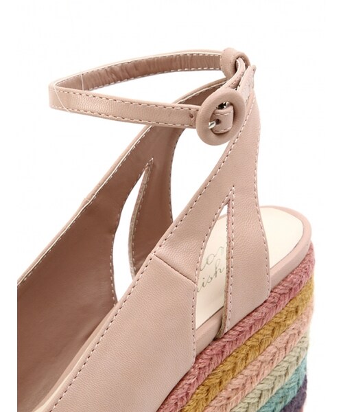 Honey Salon（ハニーサロン）の「レインボージュート（シューズ・レディース・ピンク/アイボリー/イエロー/ブラック・23cm/23.5cm/24cm/24.5cm）」の10枚目の写真