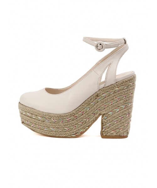 Honey Salon（ハニーサロン）の「レインボージュート（シューズ・レディース・ピンク/アイボリー/イエロー/ブラック・23cm/23.5cm/24cm/24.5cm）」の3枚目の写真