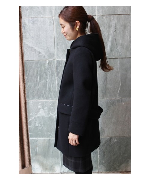 IENA(イエナ)の「《追加予約》フードツキメルトンビーバー コクーンコート(その他コート・レディース・ブラック/ネイビー・36/38/40)」の12枚目の写真