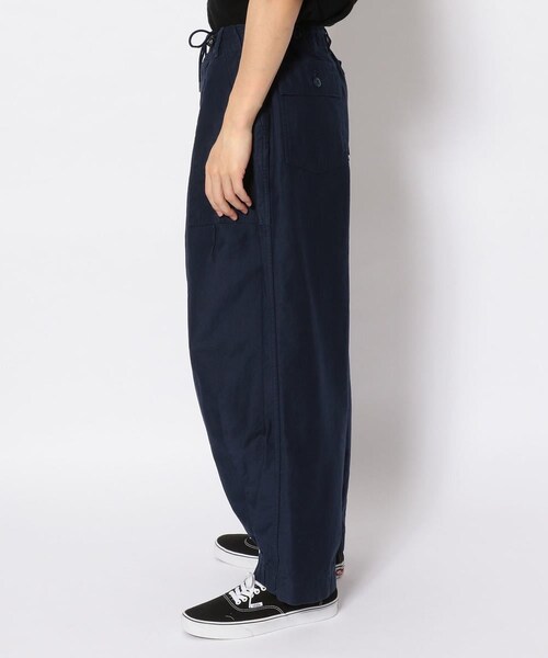 Needles ネイビー ベルベット パンツ Sサイズ Needles 別注 ザデルパンツ トラックパンツ スラックス XS ネイビー