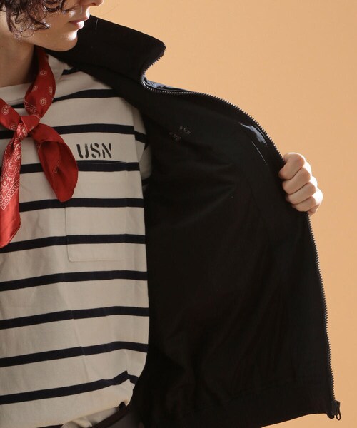 AVIREX（アヴィレックス）の「AVIREX ケーブ ジャケット/AVIREX CAVE JACKET（ジャケット/アウター・メンズ・OFF/WHITE/BLACK/RED/KHAKI/NAVY・M, L, XL, XXL）」の9枚目の写真