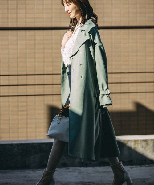 Andemiu（アンデミュウ）の「バンブーハンドルバッグ（バッグ・レディース・ブラック19/アイボリー52/ブルー80・F）」の10枚目の写真