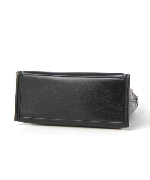 Andemiu（アンデミュウ）の「バンブーハンドルバッグ（バッグ・レディース・ブラック19/アイボリー52/ブルー80・F）」の21枚目の写真