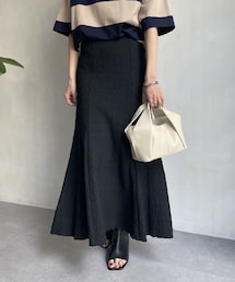 CAPRICIEUX LE'MAGE | シャーリングマーメイドスカート(スカート)