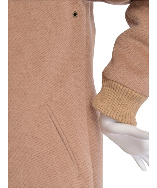 jouetie(ジュエティ)の「チェスタージャン(ジャケット/アウター・レディース・ブラック/ベージュ/ミックス・M)」の13枚目の写真