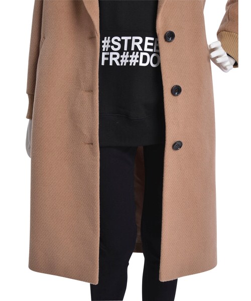 jouetie(ジュエティ)の「チェスタージャン(ジャケット/アウター・レディース・ブラック/ベージュ/ミックス・M)」の10枚目の写真