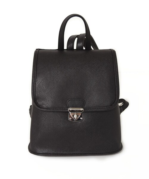 w closet（ダブルクローゼット）の「★先行予約★アソート柄ミニリュック【3月上旬入荷】（バッグ・レディース・ブラック/キャメル/チェッカー・FREE）」の5枚目の写真