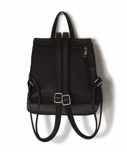 w closet（ダブルクローゼット）の「★先行予約★アソート柄ミニリュック【3月上旬入荷】（バッグ・レディース・ブラック/キャメル/チェッカー・FREE）」の8枚目の写真