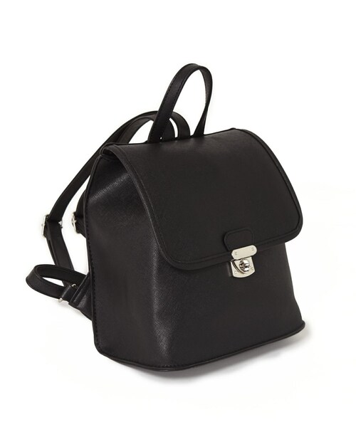 w closet（ダブルクローゼット）の「★先行予約★アソート柄ミニリュック【3月上旬入荷】（バッグ・レディース・ブラック/キャメル/チェッカー・FREE）」の2枚目の写真