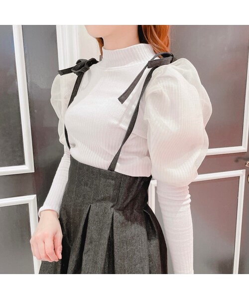 lilLilly（リルリリー）の「リボンデニムショートパンツ【2022S/S】（パンツ・レディース・LT BLUE/INDIGO/BLACK）」の13枚目の写真