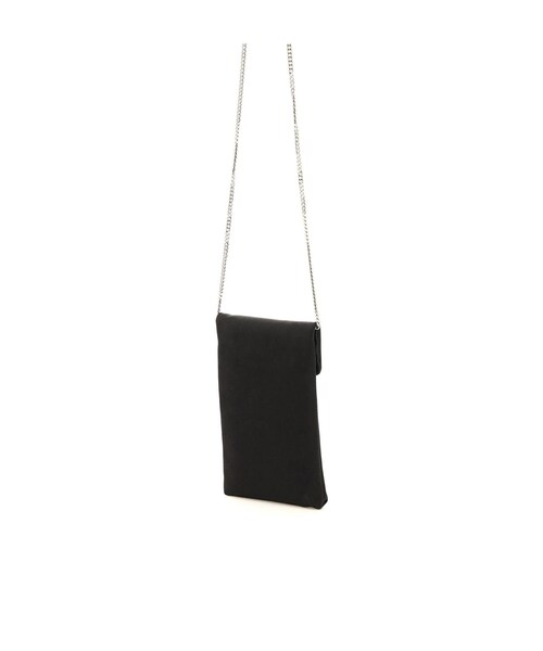 JIMMY CHOO（ジミーチュウ）の「22SS 지미추 새틴 체인 폰 홀더 SOFTPHONEHOLDERSATBKSLV（その他・기타・OS）」の2枚目の写真