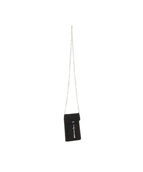 JIMMY CHOO（ジミーチュウ）の「22SS 지미추 새틴 체인 폰 홀더 SOFTPHONEHOLDERSATBKSLV（その他・기타・OS）」の3枚目の写真