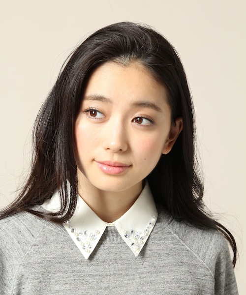 LOWRYS FARM（ローリーズファーム）の「ビジューツキツケエリ（ファッション雑貨・レディース・オフ/ストライプ/ブルー・ナシ）」の8枚目の写真