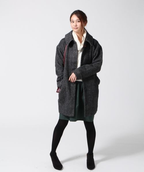 GLOBAL WORK(グローバルワーク)の「TRヘアミルタートル長袖(トップス・レディース・オフホワイト05/グレー15/ネイビー88・S/M/L)」の4枚目の写真