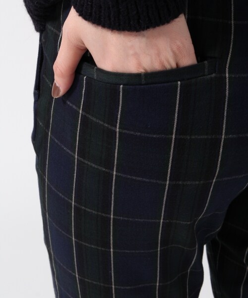 GLOBAL WORK(グローバルワーク)の「【人気ボトムの新作】ムジガラトラウザーFW2(パンツ・レディース・ホワイト05/ネイビーチェック87/ネイビー88・S/M/L)」の10枚目の写真