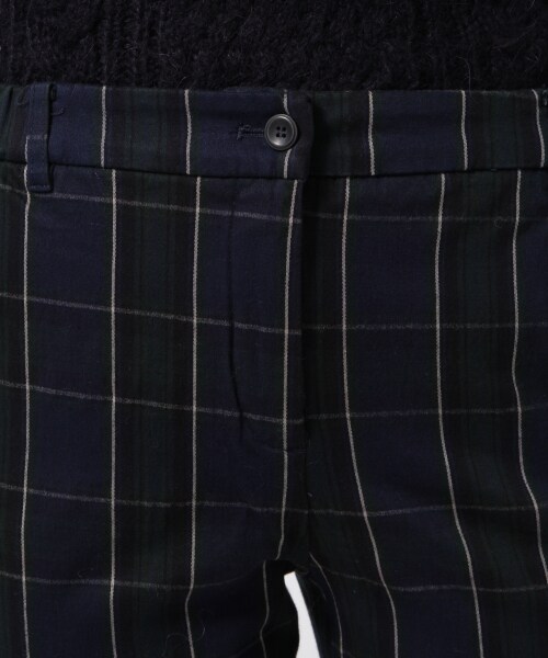 GLOBAL WORK(グローバルワーク)の「【人気ボトムの新作】ムジガラトラウザーFW2(パンツ・レディース・ホワイト05/ネイビーチェック87/ネイビー88・S/M/L)」の7枚目の写真