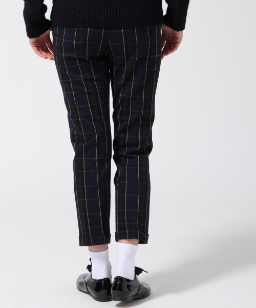 GLOBAL WORK(グローバルワーク)の「【人気ボトムの新作】ムジガラトラウザーFW2(パンツ・レディース・ホワイト05/ネイビーチェック87/ネイビー88・S/M/L)」の6枚目の写真