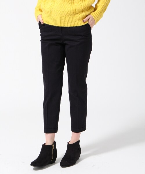 GLOBAL WORK(グローバルワーク)の「【人気ボトムの新作】ムジガラトラウザーFW2(パンツ・レディース・ホワイト05/ネイビーチェック87/ネイビー88・S/M/L)」の3枚目の写真