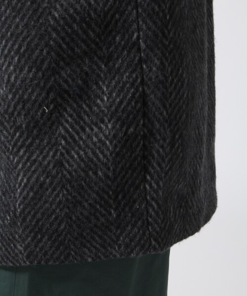 GLOBAL WORK（グローバルワーク）の「2WAYシャギーコート（ジャケット/アウター・レディース・ブラック09/ライトグレー15/ブルー85・Ｍ/Ｌ）」の15枚目の写真