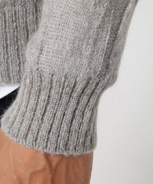 GLOBAL WORK（グローバルワーク）の「モヘアケーブルニット（トップス・メンズ・ホワイト05/グレー15/ライトグリーン72/ブルー85・Ｓ/Ｍ/Ｌ）」の13枚目の写真